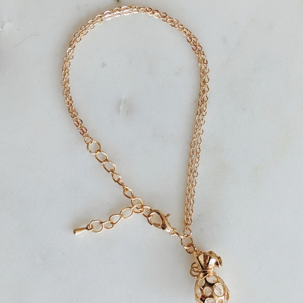 OOAK handmade purse charm bracelet